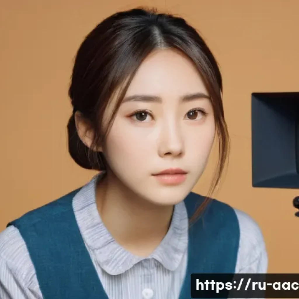 나가사와 마사미 프로필 - A portrait of a young Japanese actress on a TV drama set in early 2000s style, dressed in modest cas...