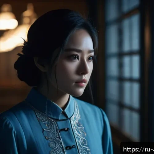Home 33 시마다 미카 주연작 소개 - A cinematic portrait of Mika Shimada as a complex heroine in a psychological drama with mystical ele...